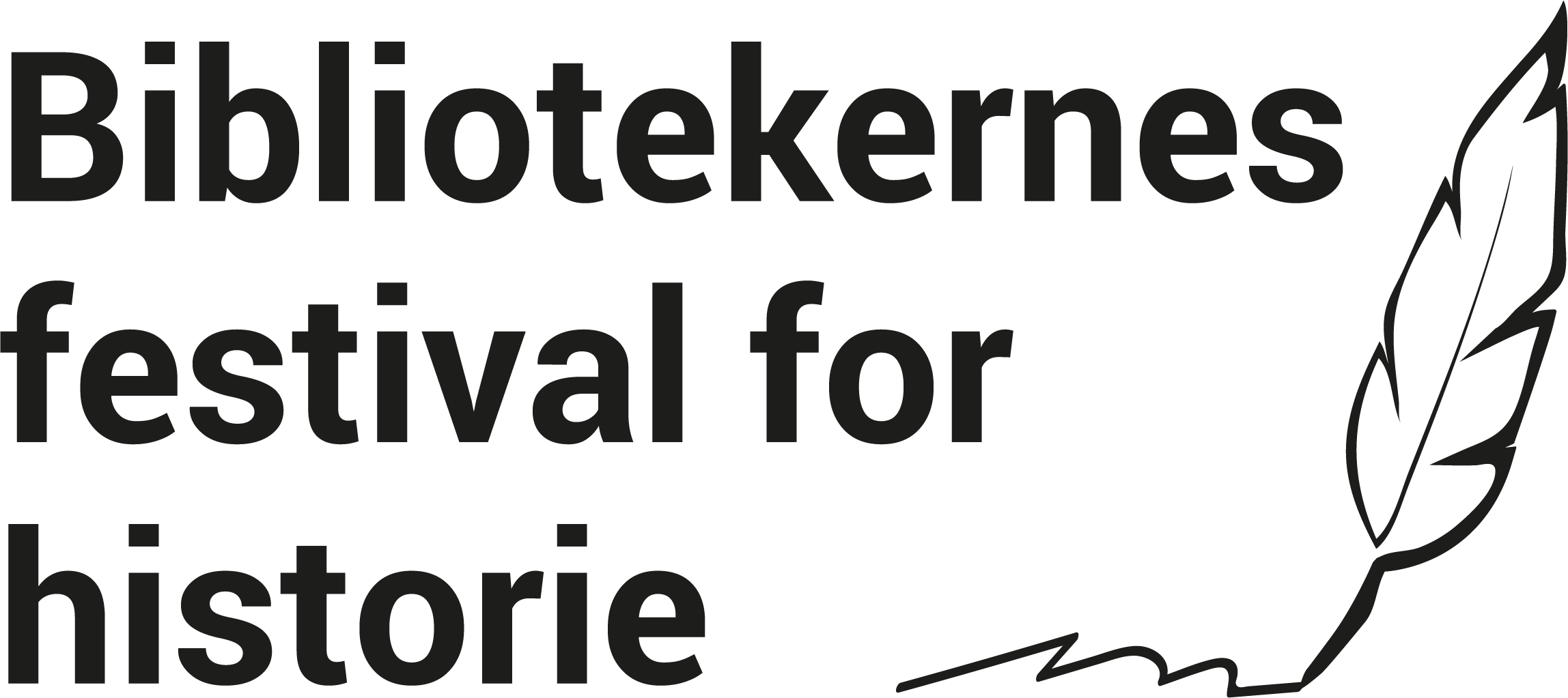 Logo bibliotekernes festival for historie