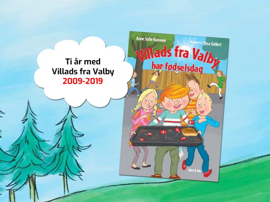 Foto af bogen Villads fra valby holder fødselsdag