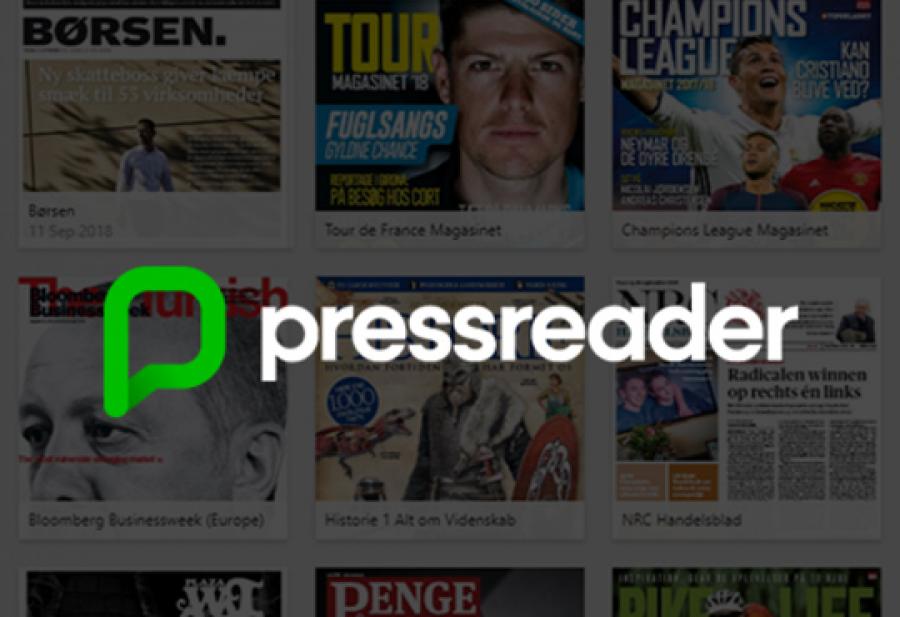Logobillede Pressreader aviser og magasiner