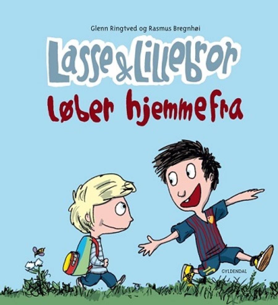 Forside af bogen Lasse og lillebror løber hjemmefra