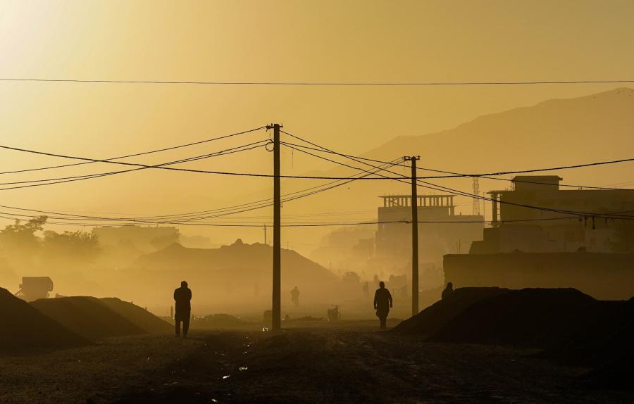 Billede af en morgen i Kabul fra 2020
