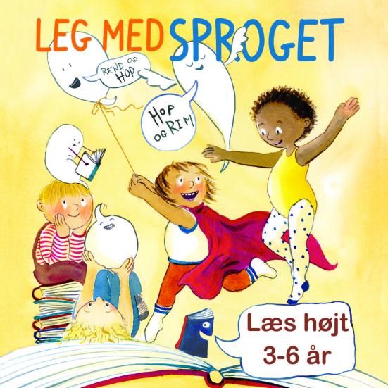 Forside til folderen "Leg med sproget"