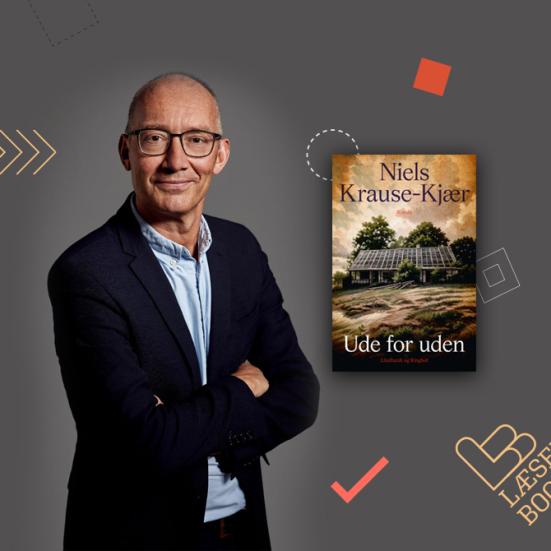 Billede af forfatter og bog