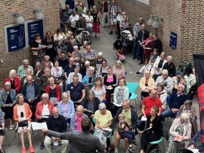 Stemningsbillede fra Arkaden på Hovedbiblioteket