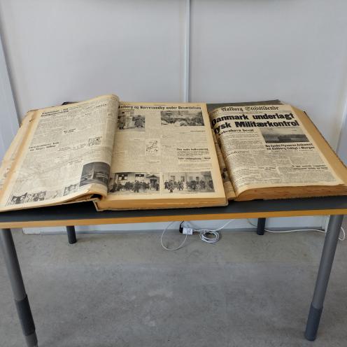 Dagens avis - Aalborg Stiftstidende - fra 9. april 1940