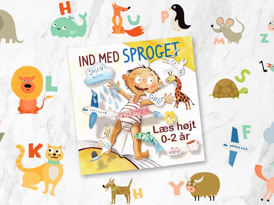 Litteraturfolder Ind med sproget 0-2 år