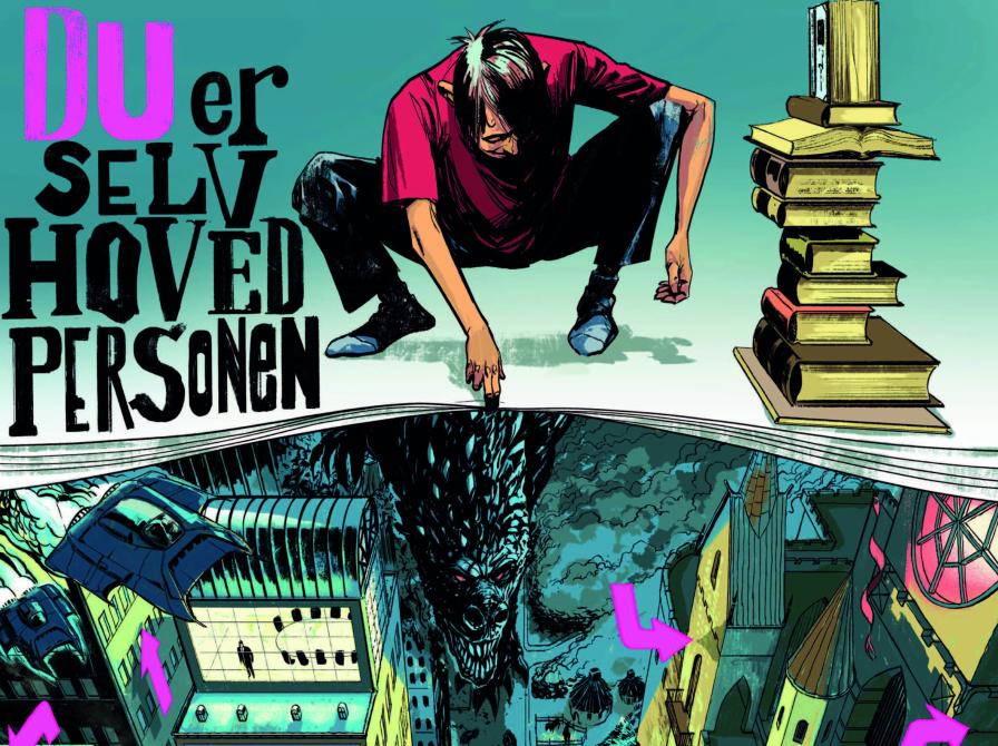 Illustreret forside af emnelisten "Du er selv hovedpersonen". 