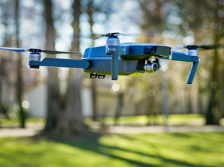 Drone i skoven